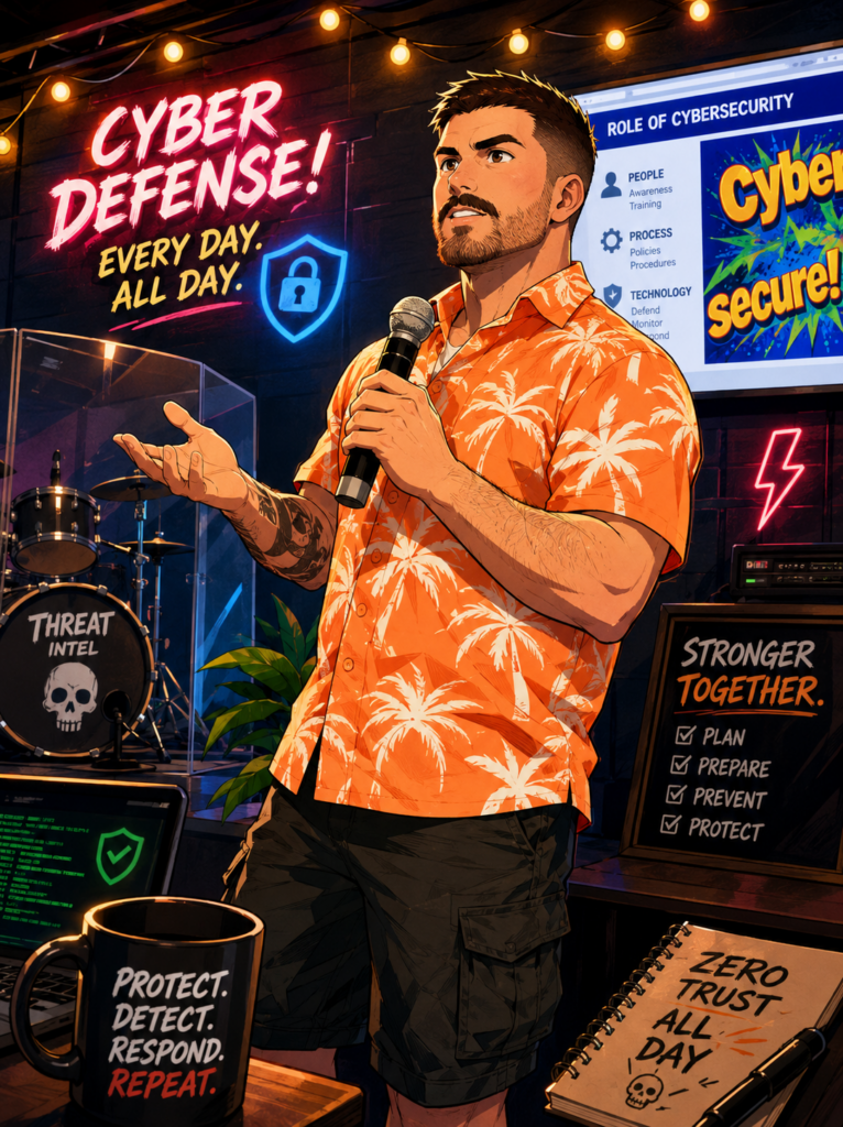 Cybersecurity training session